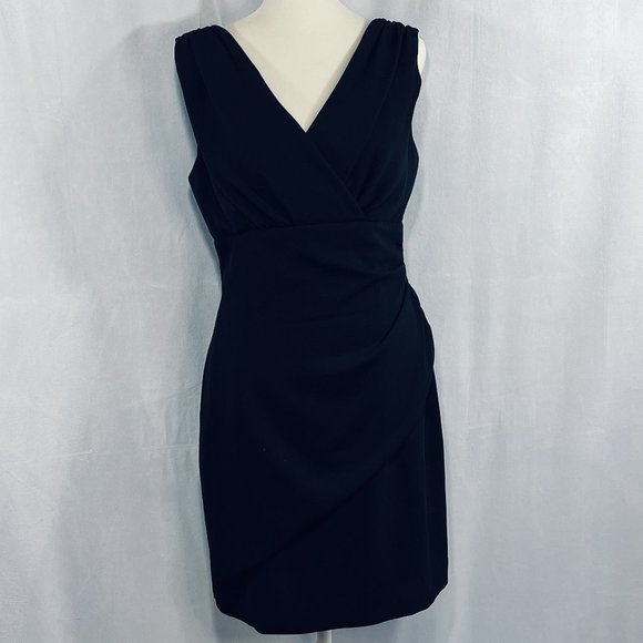 Mint Condition Vintage Nicole Miller Classic Black V-Neck & V-Back Dress… - Picture 1 of 10